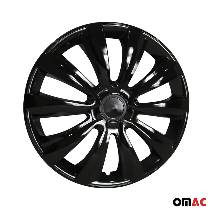 16 Inch Wheel Covers Hubcaps for Ford Black