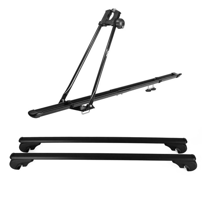 Bike Rack Carrier Roof Racks Set fits Toyota Yaris 1999-2006 Black 3x