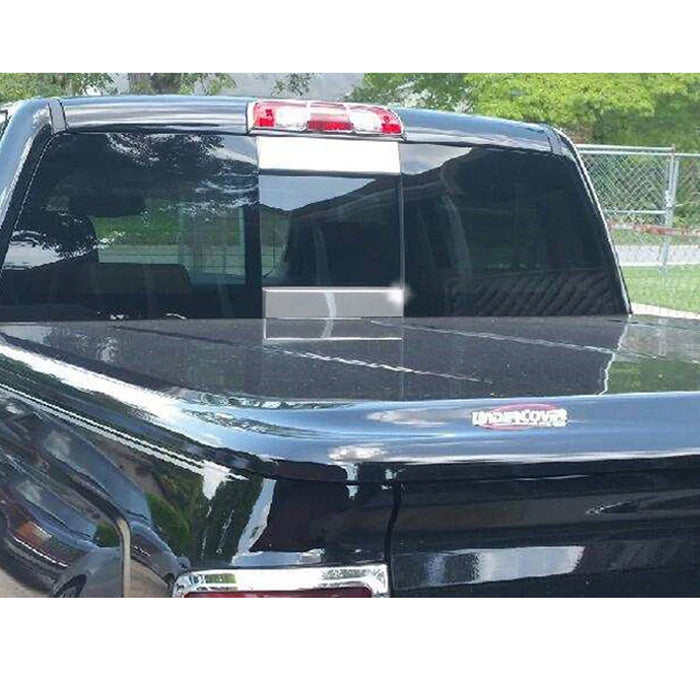 Stainless Steel Rear Window Set 2 Pcs For 2014-2018 GMC Sierra