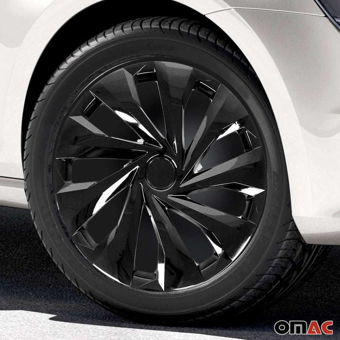 15 Inch Wheel Rim Covers Hubcaps for Lexus Black Gloss