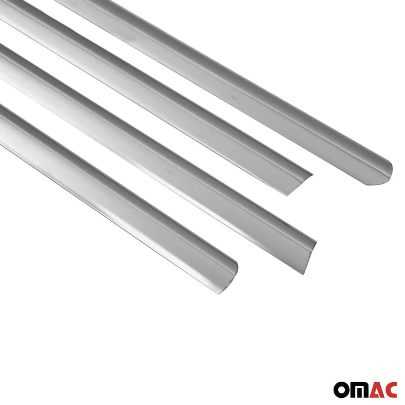 Window Molding Trim Streamer for Mercedes C Class W203 2001-2009 S. Steel 4x - OMAC USA