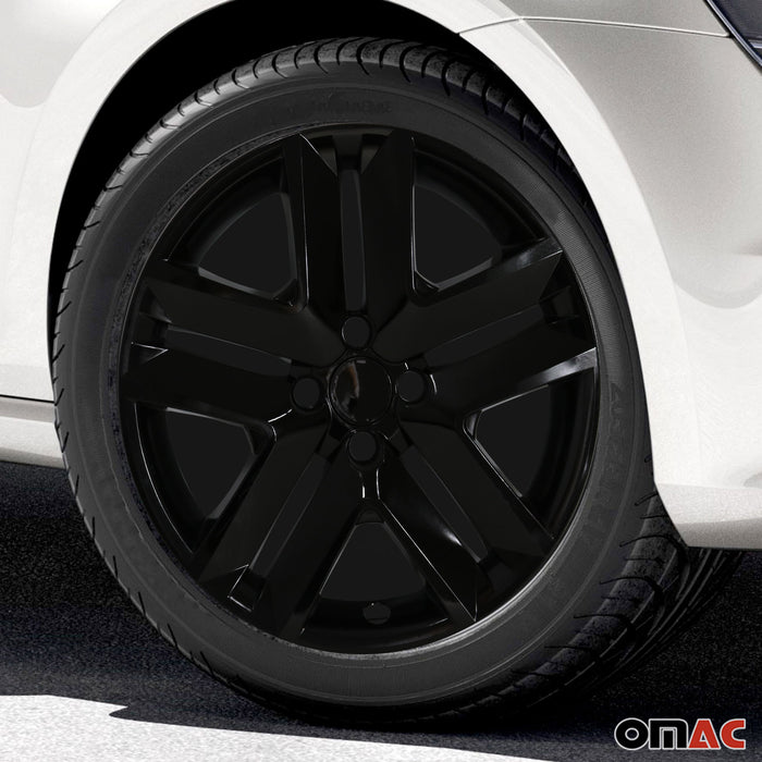 4x 16" Wheel Covers Hubcaps for Mini Black