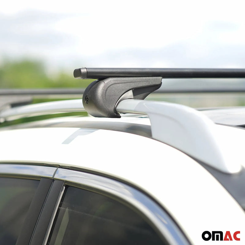 2013-2015 Subaru XV Crosstrek Roof Rack Cross Bars Black