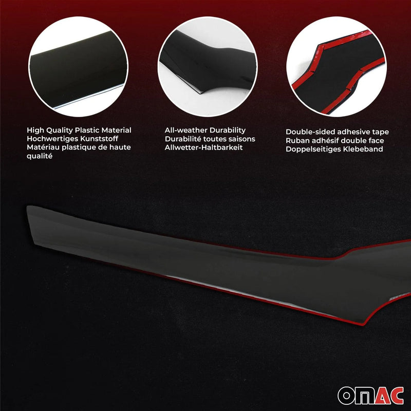 2007-2010 GMC Sierra 1500 2007-2013 / Sierra 2500HD 3500HD Front Bug Shield Hood Deflector 1 Pc Smoke