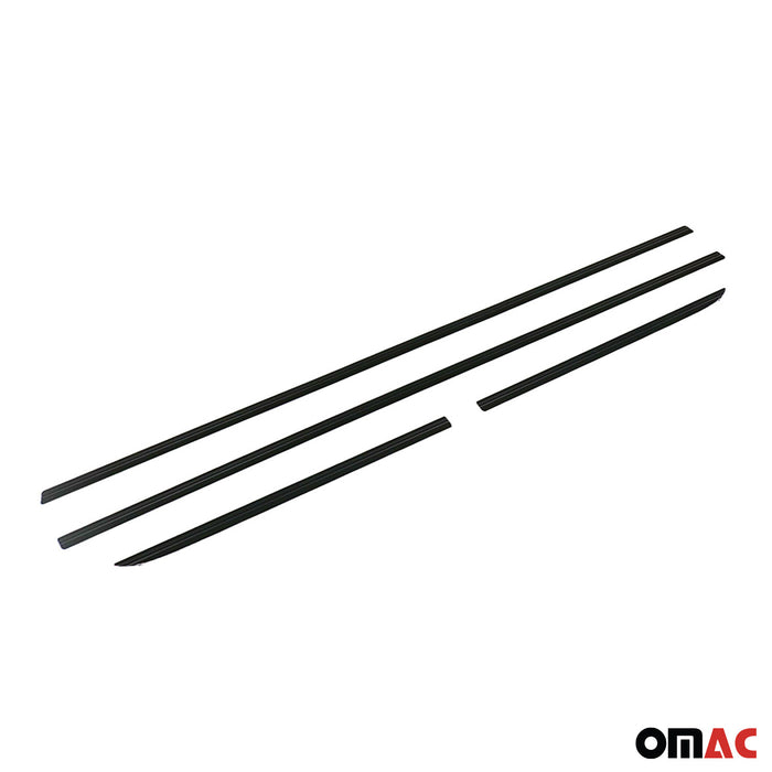 Side Door Molding Trim Skirt Garnish for VW Passat B7 2012-2014 Sedan Black 4Pcs