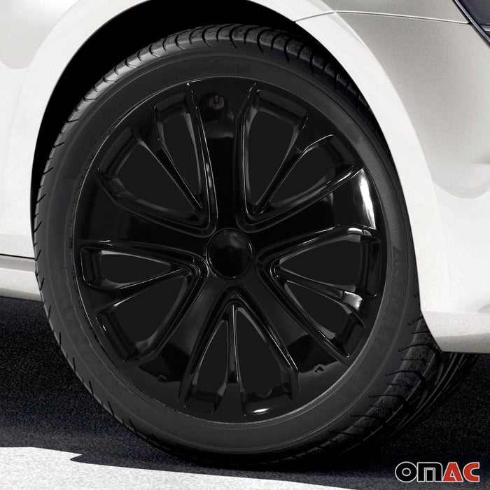 4x 15" Wheel Covers Hubcaps for RAM Black