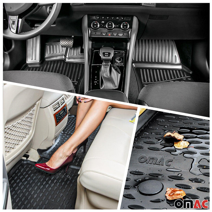 Custom Floor Mats & Cargo Liners for Kia Optima 2011-2015 Black 5 Pcs