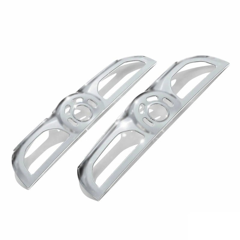 2015-2018 RAM ProMaster City Trunk Tail Light Trim Frame Chrome Silver 2Pcs