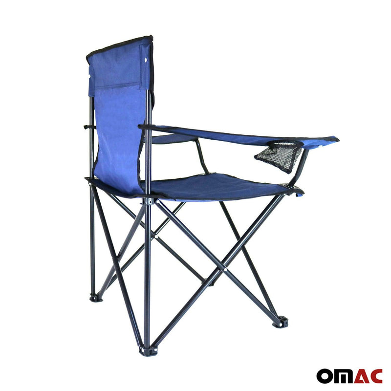 New Folding Camping Chair Beach Seat Outdoor with Cup Holder