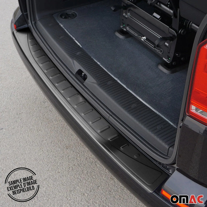 Rear Bumper Sill Cover Protector for Jeep Renegade 2015-2023 Steel Brushed Dark - OMAC USA