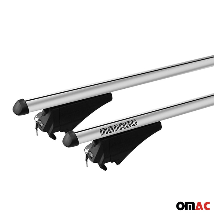 Top Roof Racks Cross Bars for BMW X1 E84 2010-2015 Aluminium Silver 2Pcs