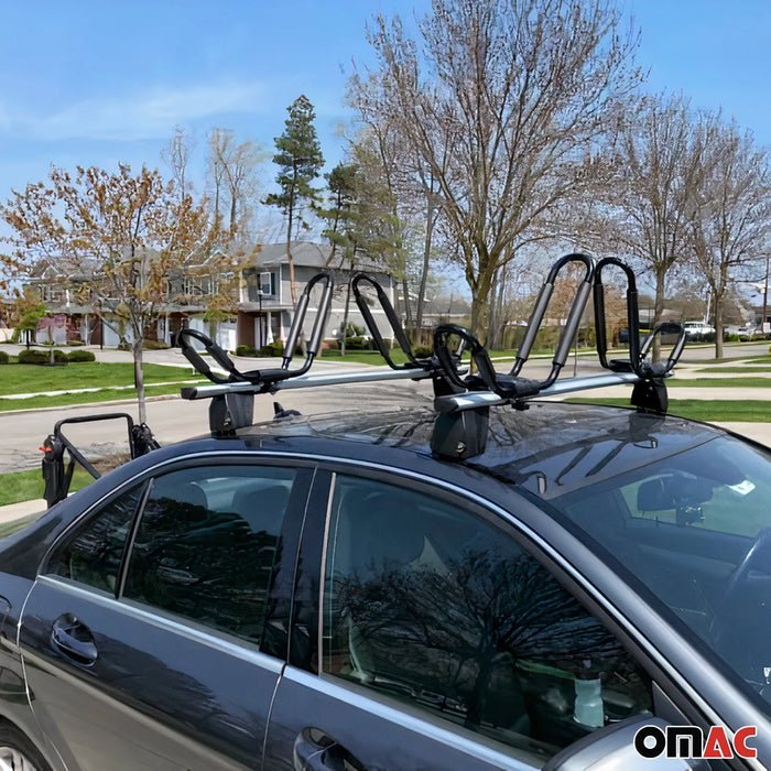 Fix Point Roof Racks Cross Bars for Hyundai Elantra GT 2018-2020 Gray 2Pcs