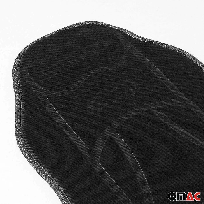 Car Seat Protector Cushion Cover Mat Pad Black for Jeep Black 2 Pcs