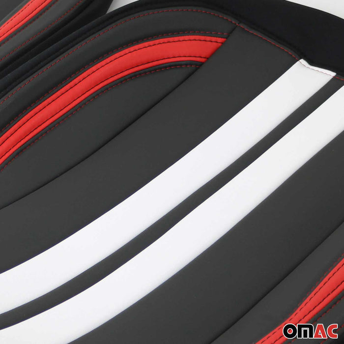 Front Car Seat Covers Protector for Mercedes Polycotton Black Red White 2Pcs