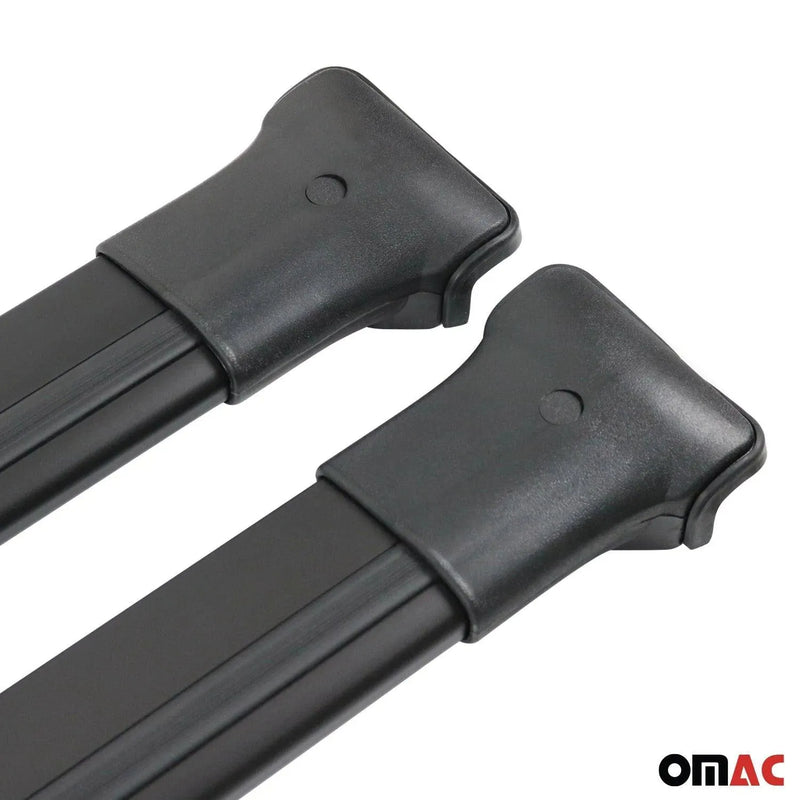 Roof Rack Cross Bars Luggage Carrier for VW Touareg 2004-2010 Black 2Pcs - OMAC USA