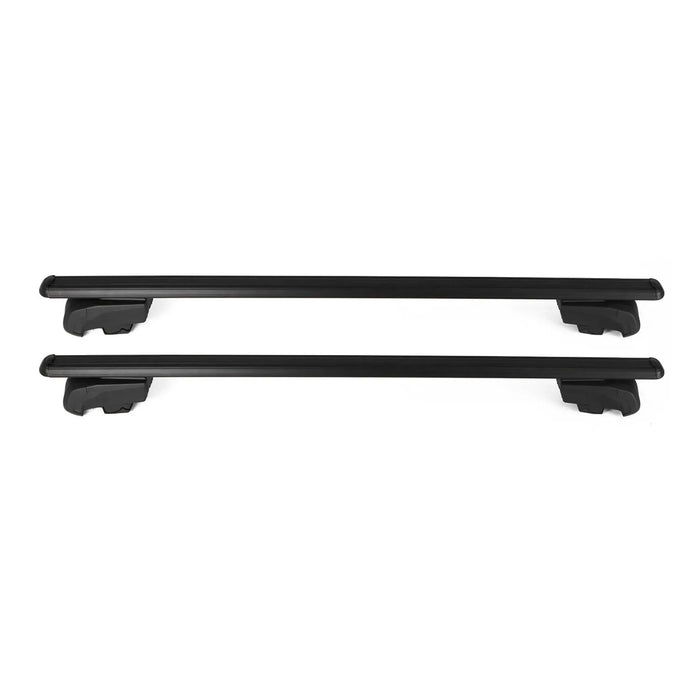 Lockable Roof Rack Cross Bars Luggage Carrier for Audi Q5 2009-2017 Black 2Pcs