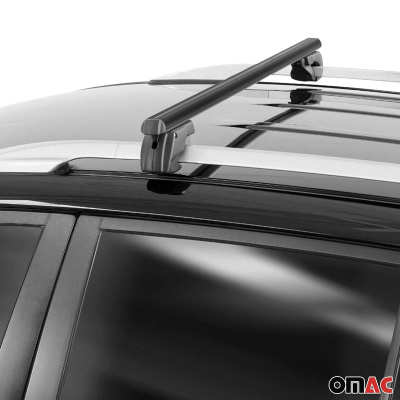 2009-2013 Subaru Forester Roof Rack Cross Bars Black