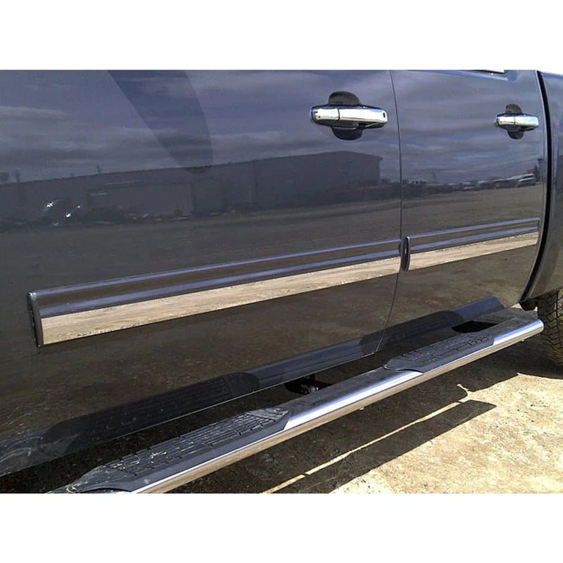 2007-2013 Chevrolet Avalanche Stainless Rocker Panel Trim 4 Pcs