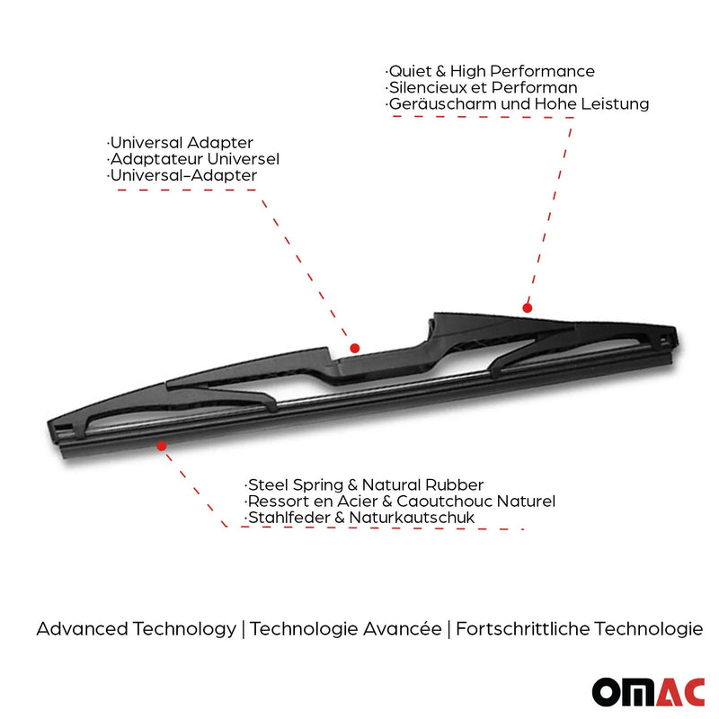 Rear Wiper Blade for Honda Fit Durable Rear Windshield