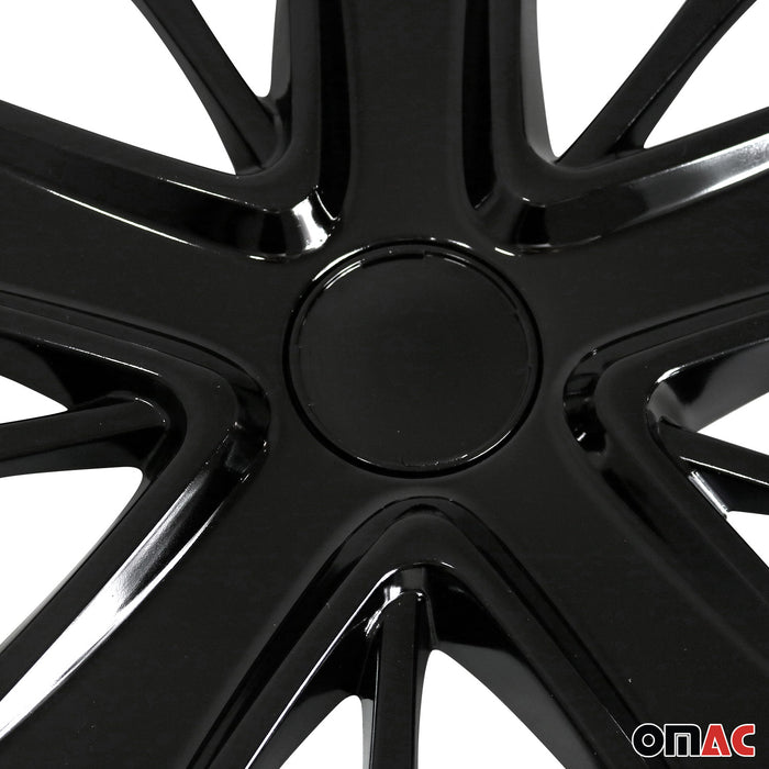 4x 15" Wheel Covers Hubcaps for Mazda Black