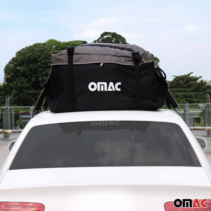 17 Cubic Waterproof Roof Top Bag Cargo Luggage Storage for Jeep Black