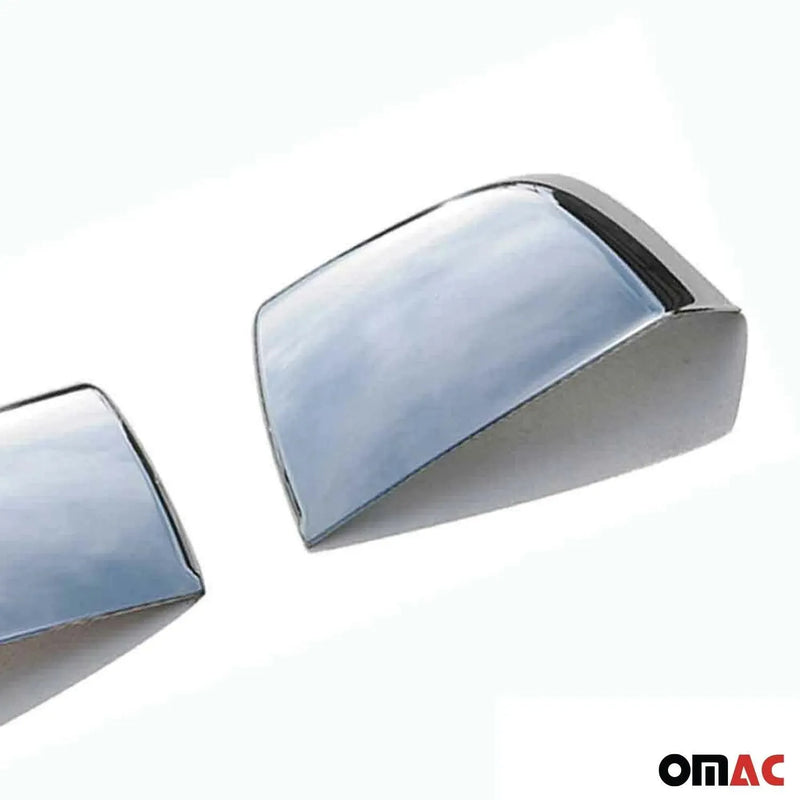 Side Mirror Cover Caps Fits RAM ProMaster City 2015-2022 Chrome Silver 2 Pcs - OMAC USA