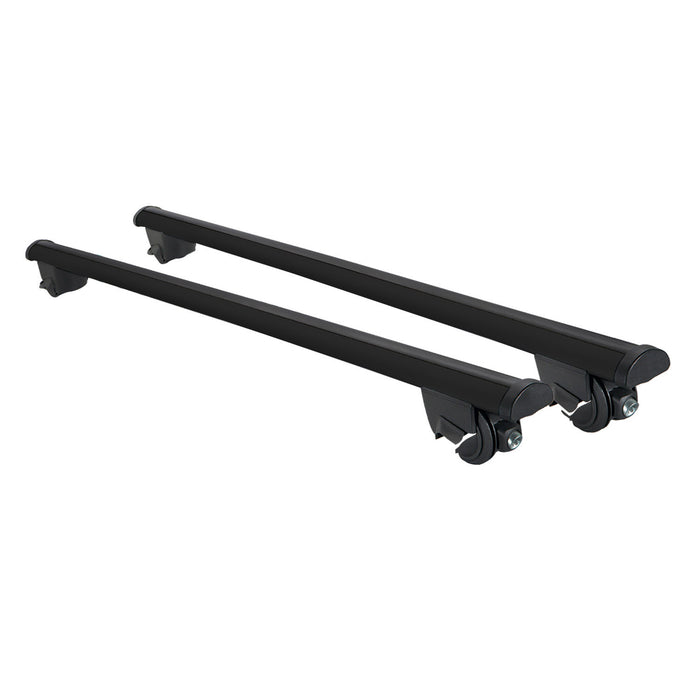 220 Lbs Luggage Roof Rack Cross Bars for BMW X1 E84 2010-2015 Aluminium Black 2x