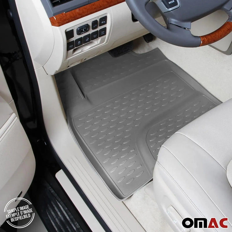 OMAC Floor Mats Liner for Toyota Camry 2007-2011 Gray 4 Pcs - OMAC USA