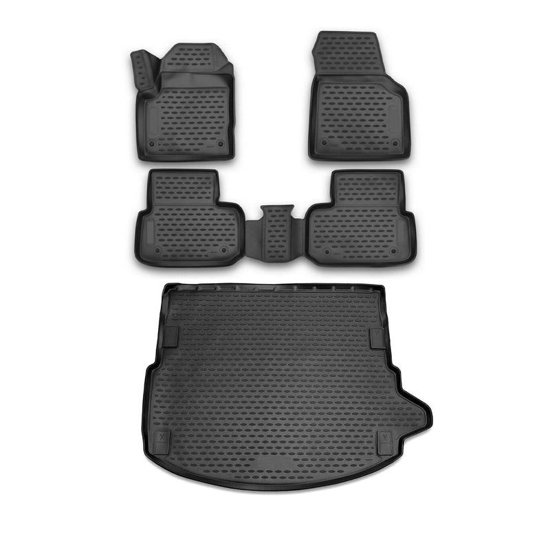 2015-2019 Land Rover Discovery Sport Floor Mats & Cargo Liner Full Set All Weather Black