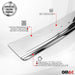 Rear Bumper Sill Cover Protector for Mitsubishi Outlander 2011-2013 Steel Silver - OMAC USA