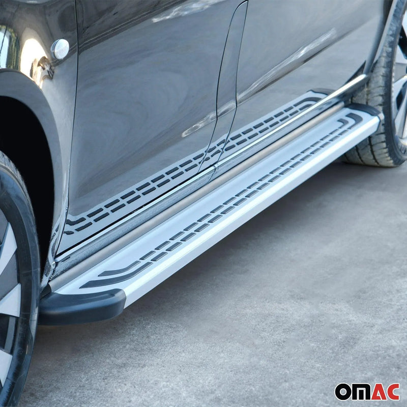 2013-2016 Mazda CX-5 Running Boards Side Steps Silver