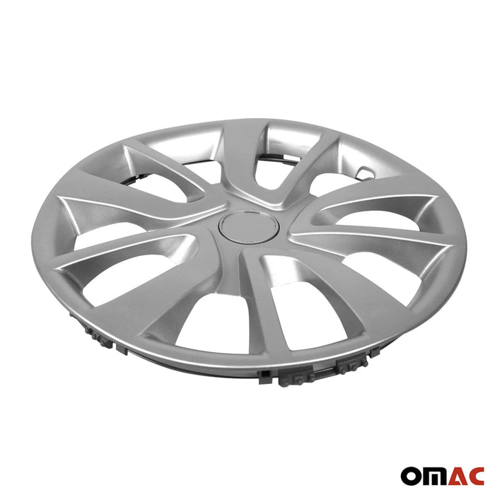 15 Inch Wheel Covers Hubcaps for Volvo Silver Gray