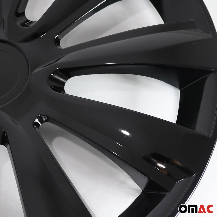 16 Inch Wheel Covers Hubcaps for Hyundai Black