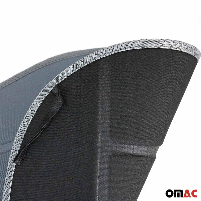 Alfa Romeo Car Seat Protector Cushion Cover Mat Pad Gray Gray 2 Pcs