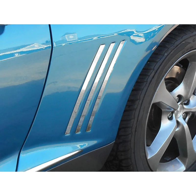 2010-2015 Chevrolet Camaro Stainless Steel Side Vent Trim 6 Pcs