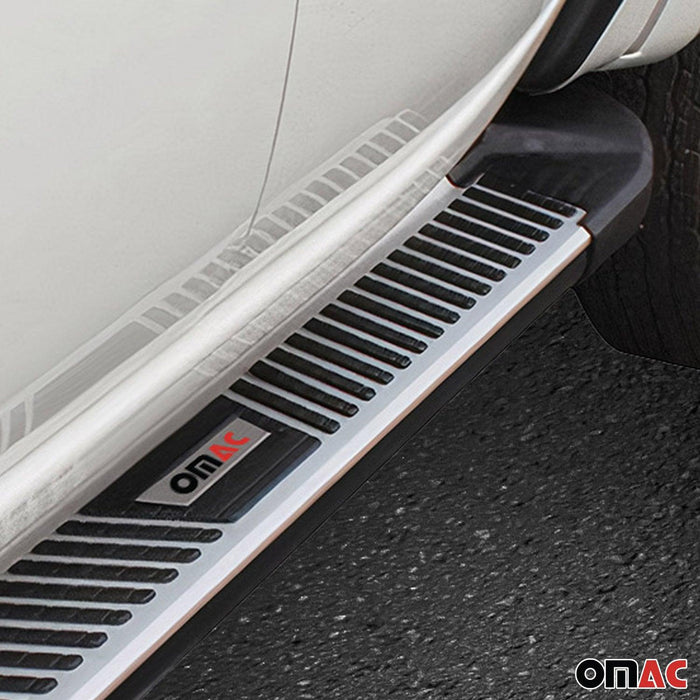 Side Step Nerf Bars Running Boards for Mitsubishi Outlander 2007-2013 Black Gray