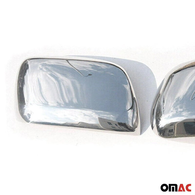 Side Mirror Cover Caps Fits Toyota Land Cruiser 2008-2021 without Signal Steel - OMAC USA