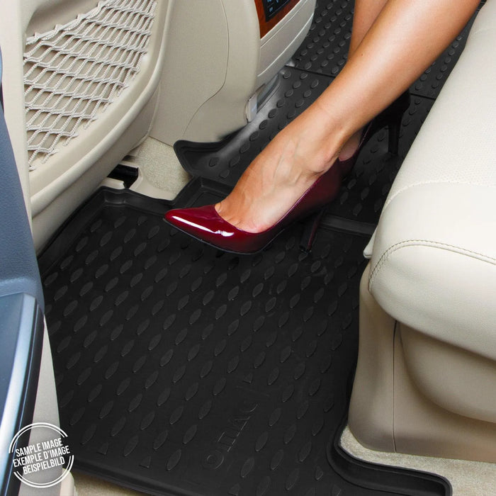 OMAC Floor Mats Liner for Hyundai Tucson 2005-2009 Black TPE All-Weather 4 Pcs