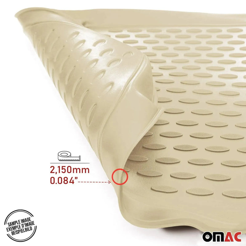 OMAC Floor Mats Liner for Volvo XC90 2003-2014 5 Seats Beige TPE All-Weather 4x - OMAC USA