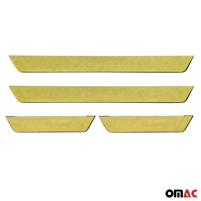 Door Sill Scuff Plate Scratch Protector for Toyota Camry Exclusive Steel 4x