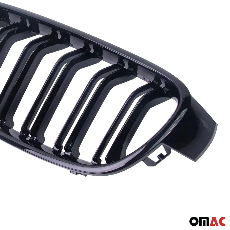 2012-2019 BMW 3 Series F30 F31 M-Tech Front Kidney Grille M-Tech Gloss Black Single Slat