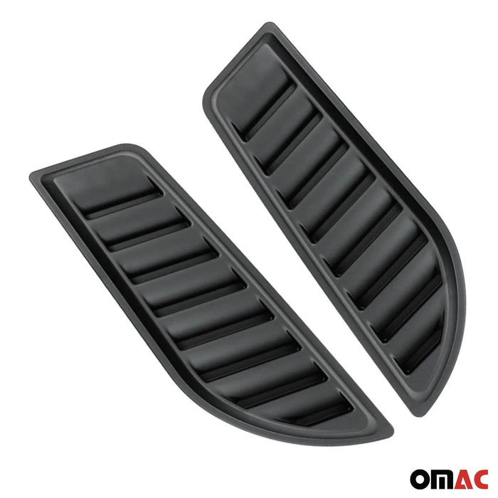 Hood Scoop Vent Air Flow Intake for Toyota C-HR 2018-2022 Black 2 Pcs