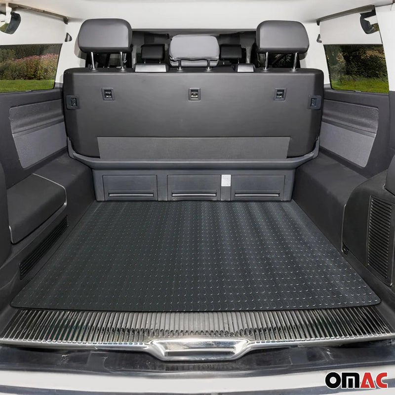 Pickup Truck Bed Liner Trunk Mat Trimmable Flooring Mat Black & Grey