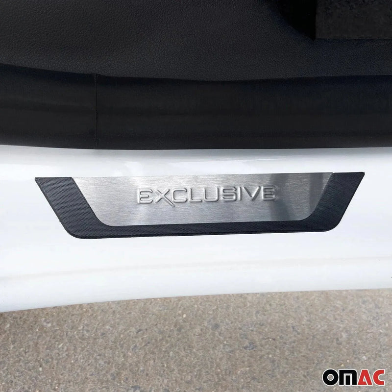 Door Sill Scuff Plate for Chevrolet Captiva Sport 2012-2015 Exclusive Steel 4x - OMAC USA