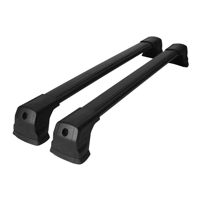 Fix Points Roof Racks Cross Bar for RAM ProMaster City 2015-2022 Black 2Pcs