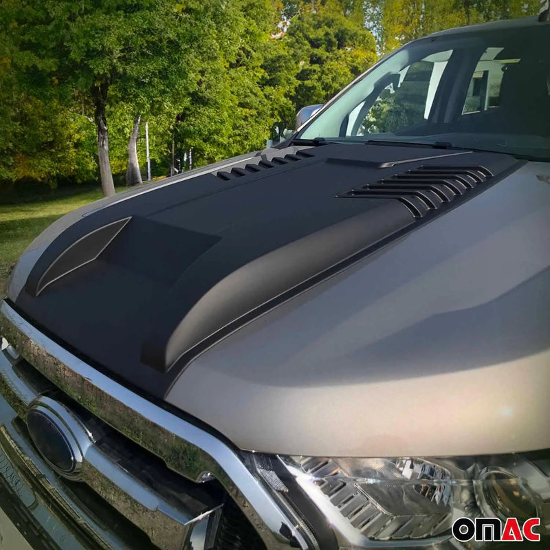 2019-2023 Ford Ranger Hood Scoop Vent Air Flow Intake Black 1 Pc