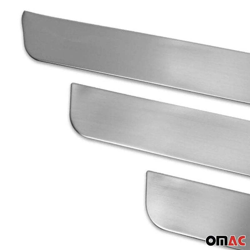 Door Sill Scuff Plate Scratch Protector for Hyundai Veloster 2012-2017 Steel 3x - OMAC USA