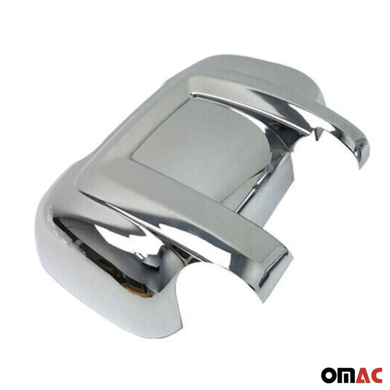 Side Mirror Cover Caps Fits RAM ProMaster 2014-2024 Chrome Silver 2 Pcs - OMAC USA