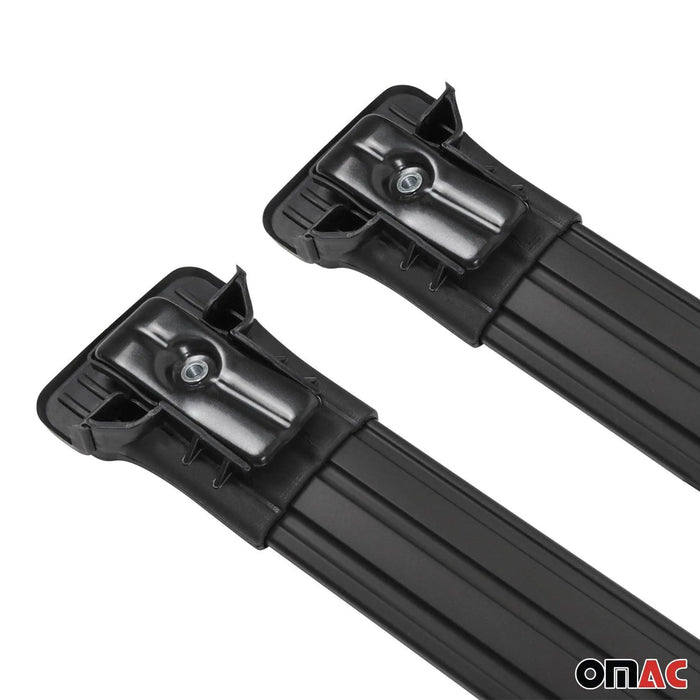 Roof Rack Cross Bars Luggage Carrier for Jeep Renegade 2015-2018 Black 2Pcs