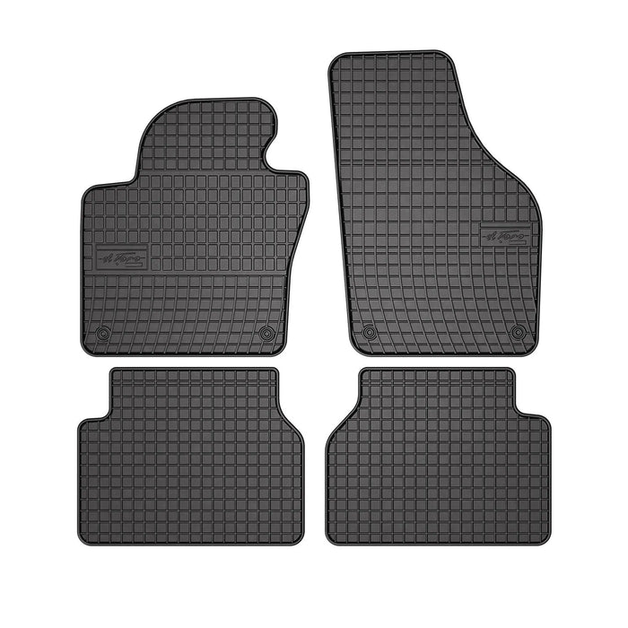 OMAC Floor Mats Liner for VW Tiguan 2009-2017 Black Rubber All-Weather 4 Pcs